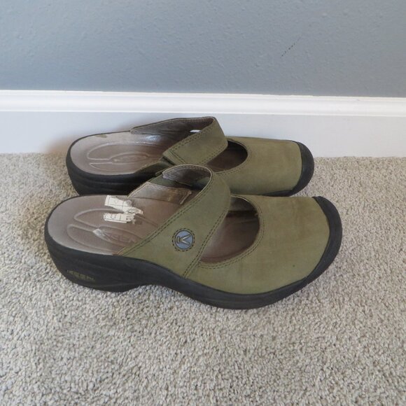 Keen Financia Women Shoes/Mules/Clogs/Sandals Size 7 Green - Picture 2 of 11